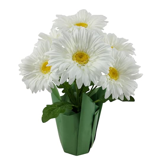 14" Potted Daisy by Ashland